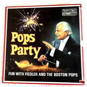 POPS PARTY - Fun with Fiedler & the Boston Pops - 8 Vinyl LP box Set